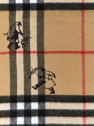 Beige Cashmere Scarf