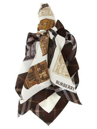 Multicolor Satin Scarf