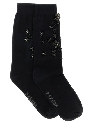 Black Cotton Socks