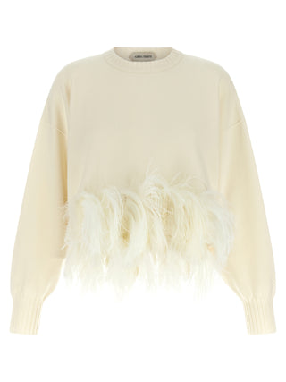 White Virgin Wool Cardigan