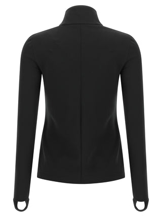 Black Polyamide Cardigan