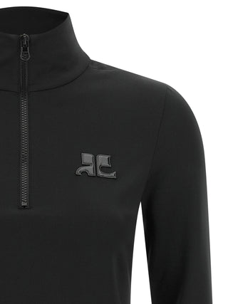 Black Polyamide Cardigan