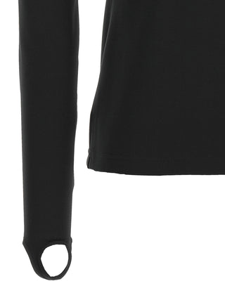 Black Polyamide Cardigan