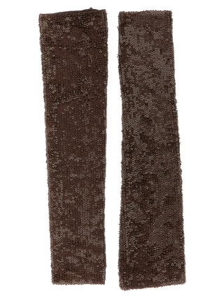 Brown Polyamide Gloves