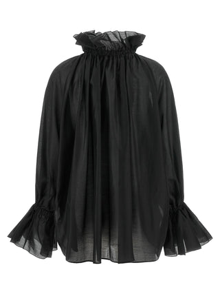 Black Lyocell Blouse
