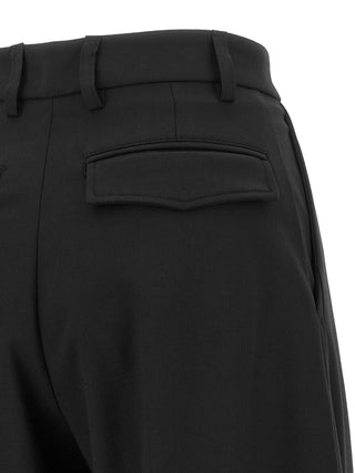 Black Polyester Dress Pants