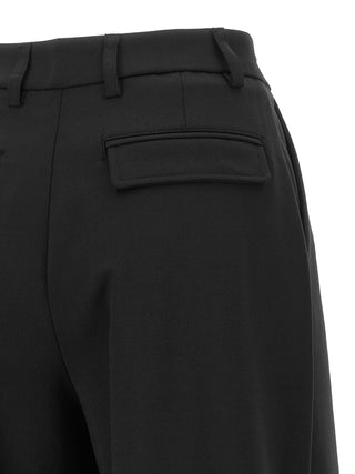 Black Polyester Dress Pants