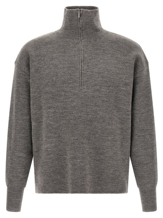 Gray Virgin Wool Cardigan