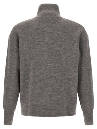 Gray Virgin Wool Cardigan