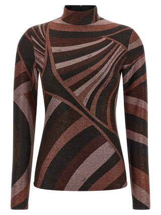 Bordeaux Polyamide Cardigan