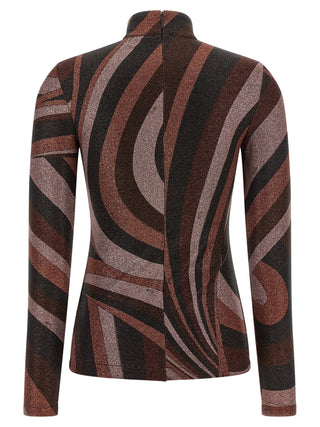 Bordeaux Polyamide Cardigan