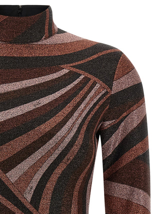 Bordeaux Polyamide Cardigan