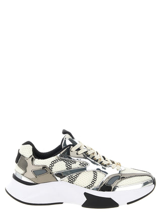 Multicolor Polyester Athletic Sneakers