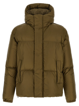 Bicolor Polyamide Full-Length Jacket
