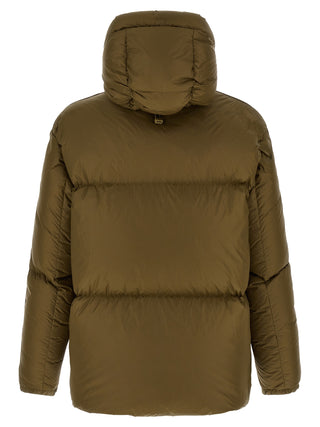 Bicolor Polyamide Full-Length Jacket
