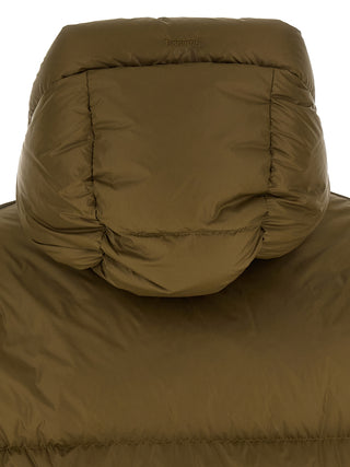 Bicolor Polyamide Full-Length Jacket