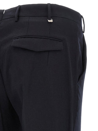 Blue Virgin Wool Dress Pants