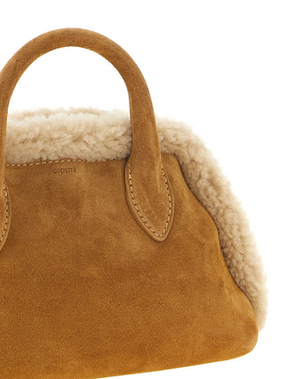 Beige Cowhide Crossbody Bag