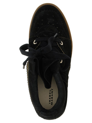 Black Cowhide Wedge Sandals