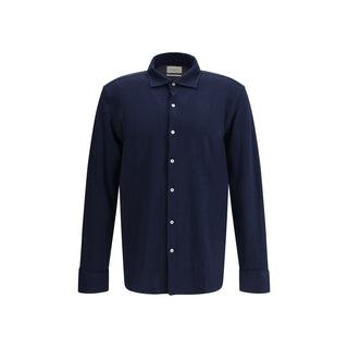 Black Cotton Dress Shirt