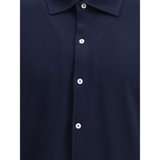 Black Cotton Dress Shirt