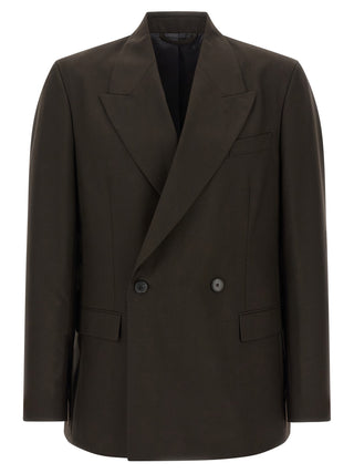 Brown Virgin Wool Blazer