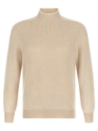 Beige Cashmere Cardigan