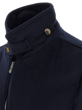 Blue Virgin Wool Bomber