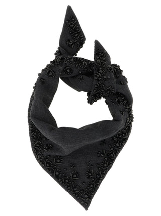 Gray Wool Scarf