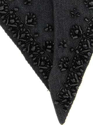 Gray Wool Scarf