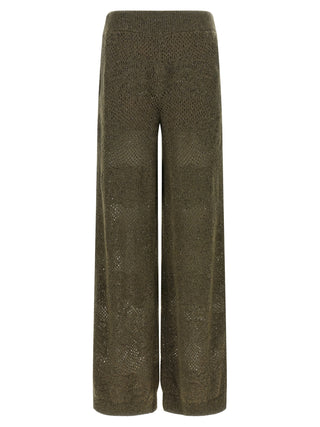 Bicolor Nylon Casual Pants