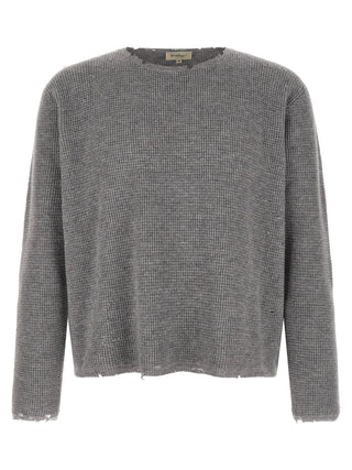 Gray Wool Cardigan