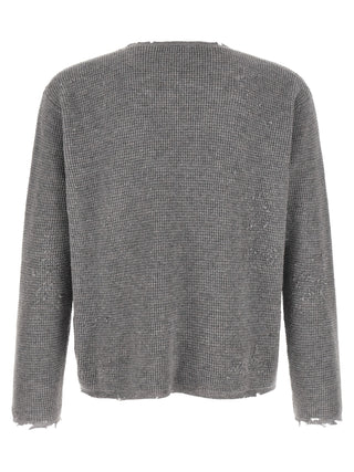 Gray Wool Cardigan