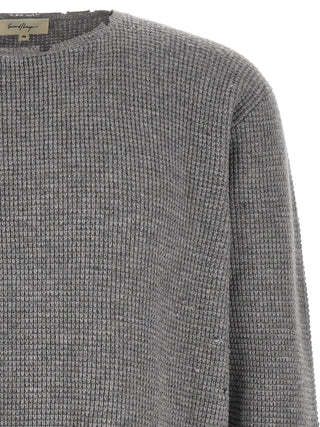 Gray Wool Cardigan