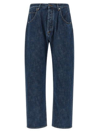 Blue Organic Cotton Relaxed Fit Jeans