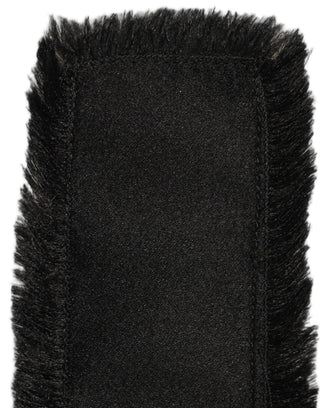 Black Velvet Wrap Around Tie Cintura Belt