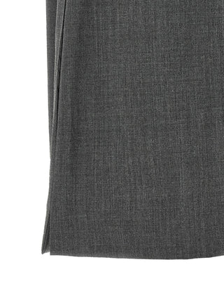 Gray Polyester Bermuda Shorts
