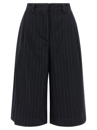 Blue Polyamide Bermuda Shorts