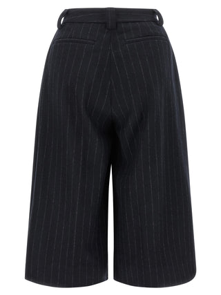 Blue Polyamide Bermuda Shorts