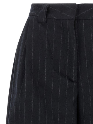 Blue Polyamide Bermuda Shorts