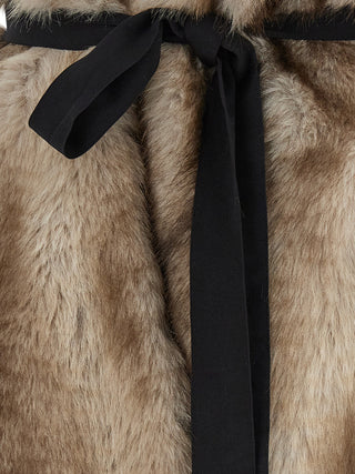 Beige Polyester Foulard