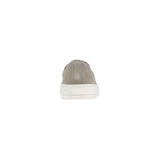 Green Leather Low Top Sneakers