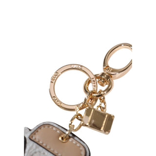 Beige Polyethylene Keychain