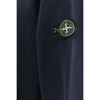 Blue Cotton Polo Shirt