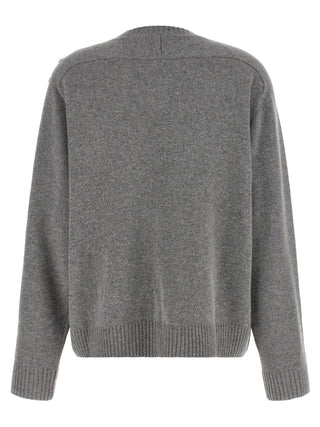 Gray Wool Cardigan