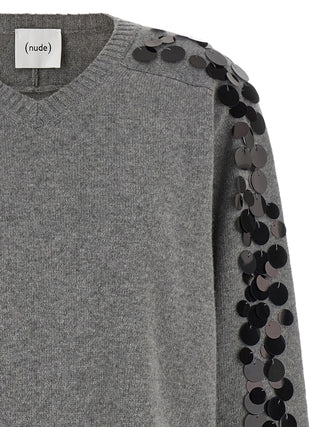 Gray Wool Cardigan