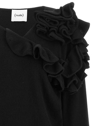 Black Wool Cardigan
