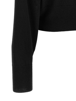 Black Wool Cardigan