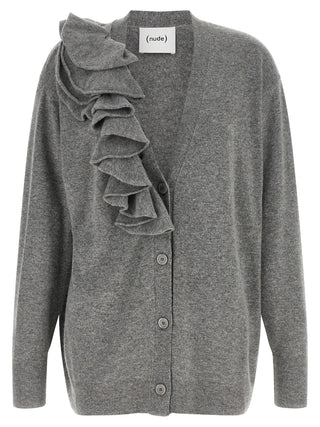 Gray Wool Cardigan