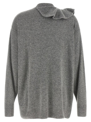 Gray Wool Cardigan